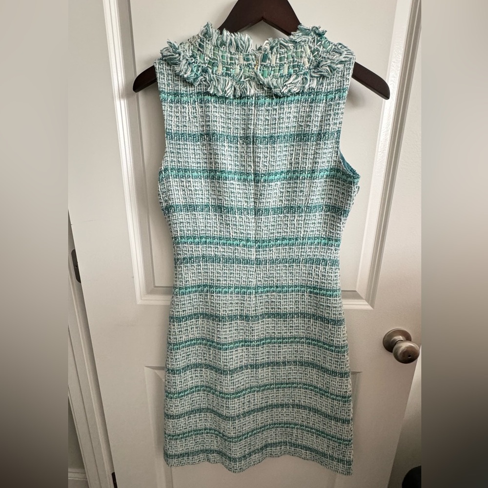 Tory Burch Curtis Tweed Dress Size 2 - Picture 2 of 16